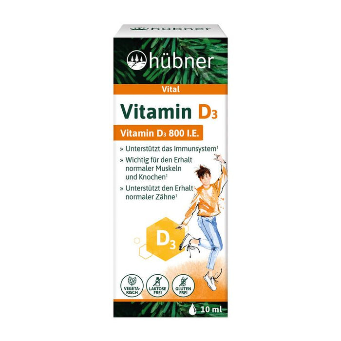 Hübner - Vitamin D3 Tropfen 800 I.E., 10ml