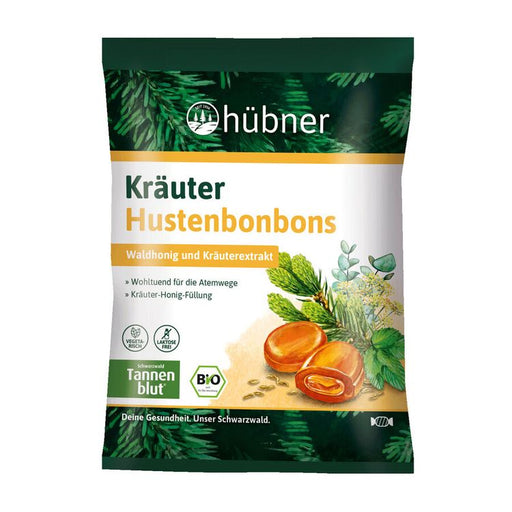 Hübner - Kräuter Hustenbonbons BIO, 75g