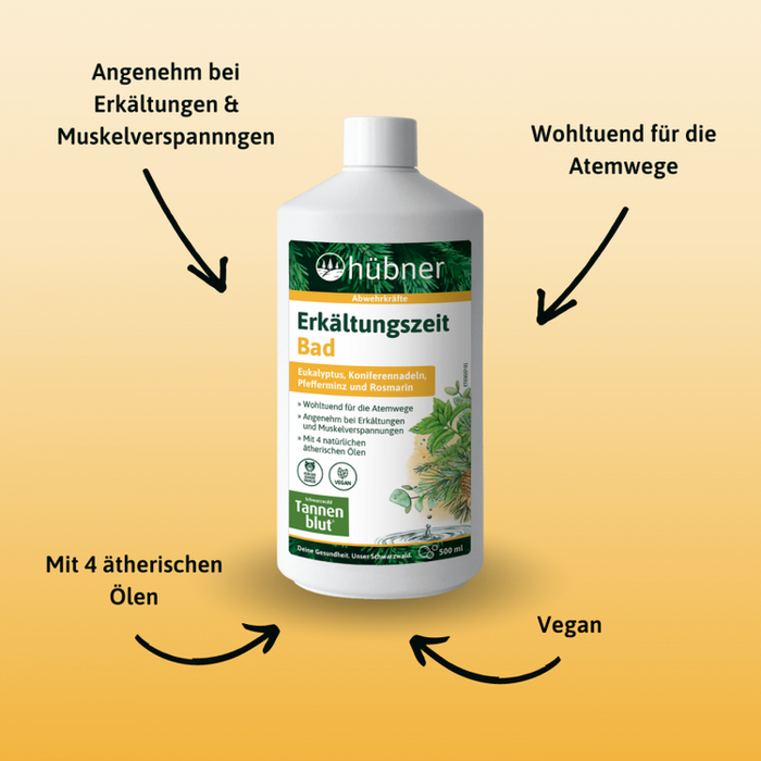 Hübner - Erkältungszeit-Bad, 500ml