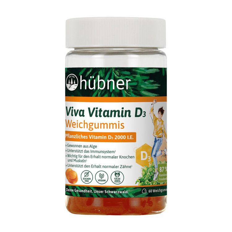 Hübner -  Viva Vitamin D3 Weichgummis, 150g