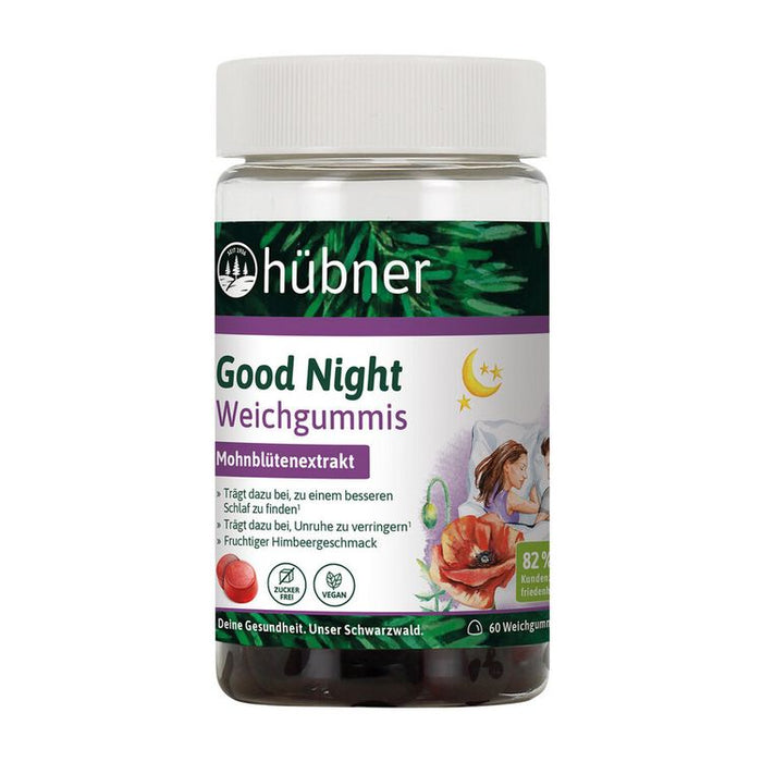 Hübner - Good Night Weichgummis, 60 St., 150g