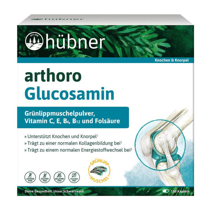 Hübner - Arthoro Glucosamin, 180 Kps.