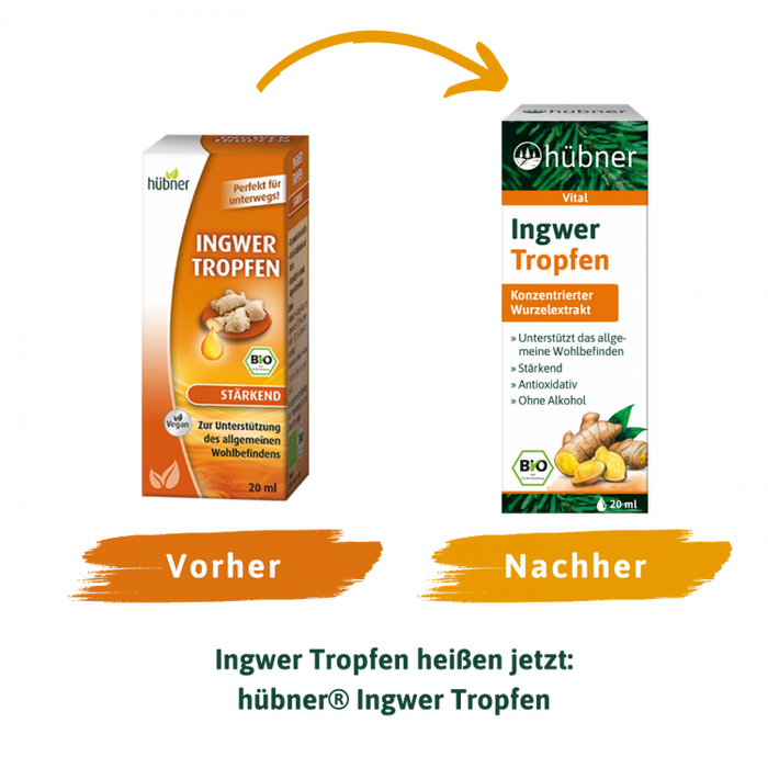 Hübner - Ingwer Tropfen, 20ml