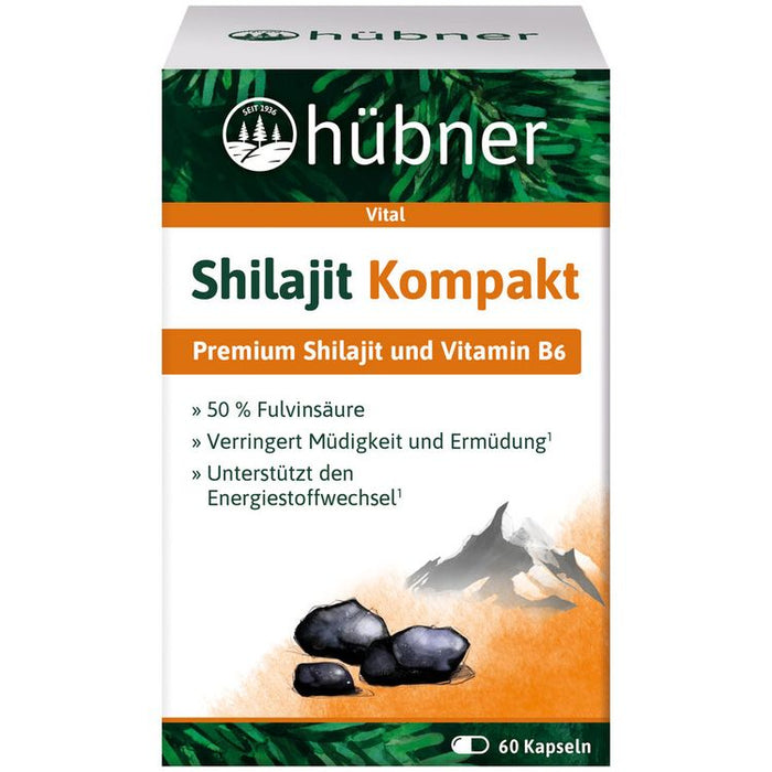 Hübner - Shilajit Kompakt, 60 Kaps.