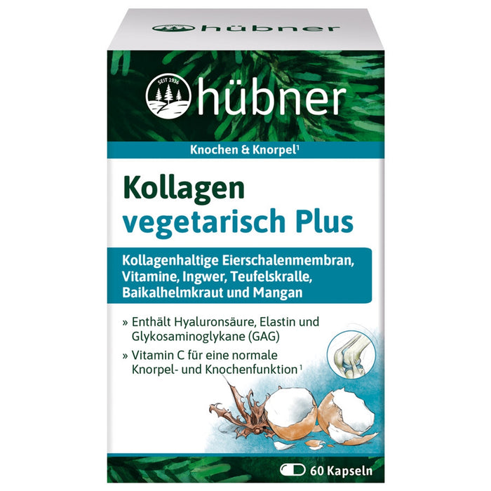 Hübner - Kollagen vegetarisch Plus, 60 Kaps