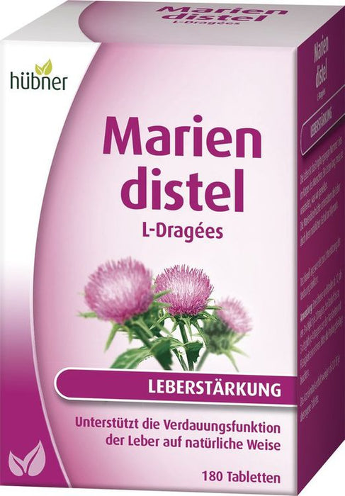 Hübner - Mariendistel L Dragees, 180 Tbl.