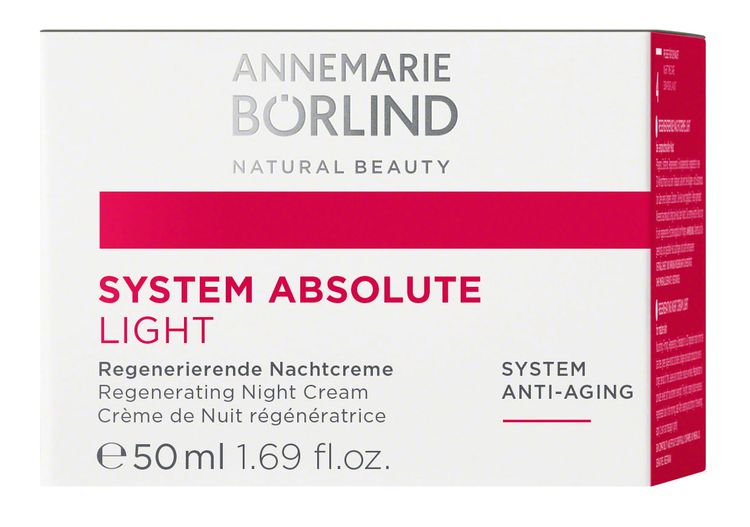 ANNEMARIE BÖRLIND - SYSTEM ABSOLUTE Regenerierende Nachtcreme light 50ml