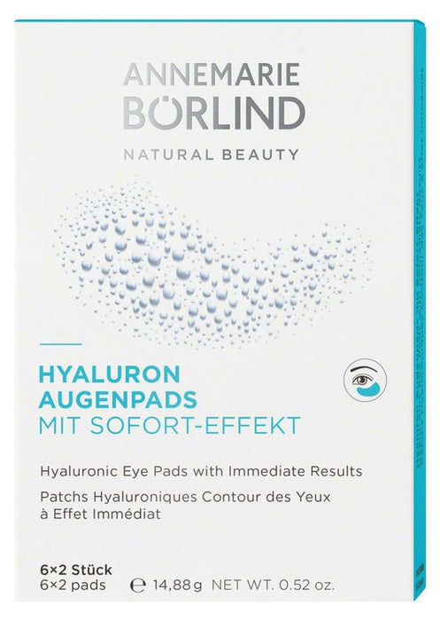 ANNEMARIE BÖRLIND - HYALURON AUGENPADS mit Sofort-Effekt, 6 x 2St.