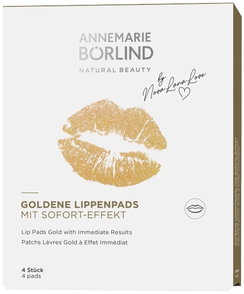 ANNEMARIE BÖRLIND - Goldene Lippenpads mit Soforteffekt, 4 Stück