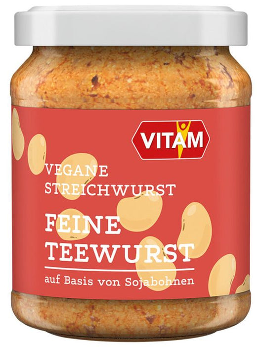 Vitam - Veganer Bohnenaufstrich nach Art Feiner Teewurst 120g