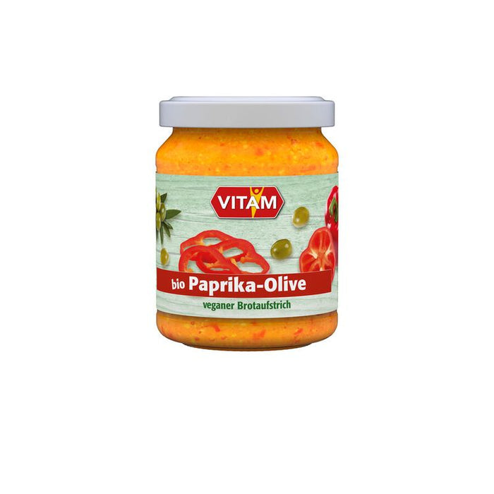 VITAM - Paprika-Olive veganer Brotaufstrich bio, 110g