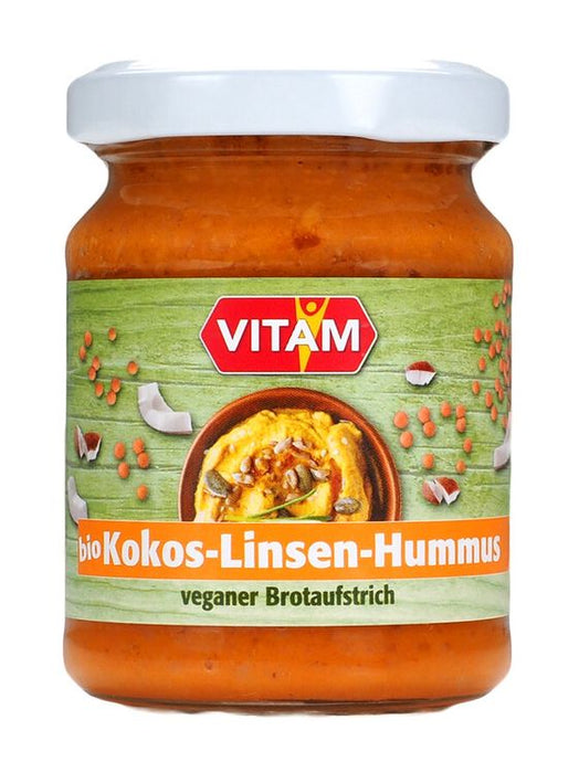 VITAM - Kokos Linsen Hummus vegan bio, 115g