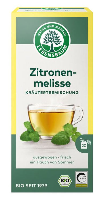 Lebensbaum - Zitronenmelisse Kräuterteemischung bio, 20x1,5