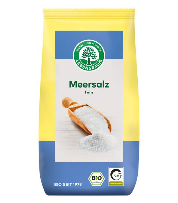 LEBENSBAUM - Meersalz unjodiert, fein - Beutel, 500g