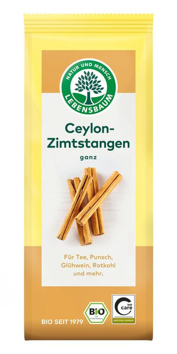 Lebensbaum - Ceylon-Zimtstangen ganz bio, 6St