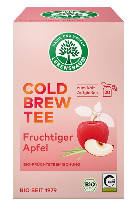 Lebensbaum - Cold Brew Tee Fruchtiger Apfel bio, 20 Teebeutel (40 g)