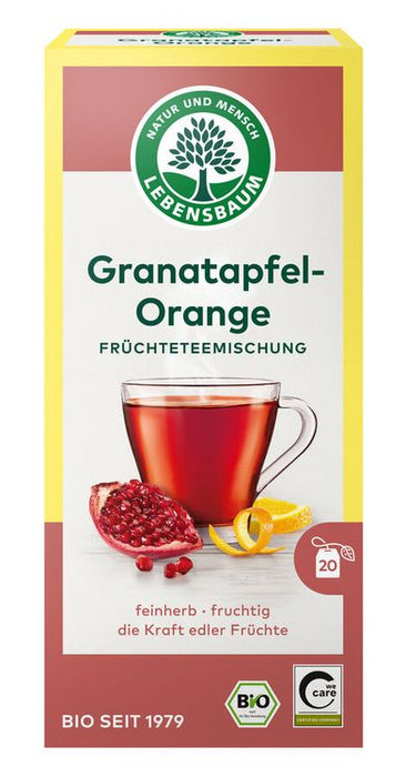 Lebensbaum - Granatapfel-Orange Früchtetee bio, 40g