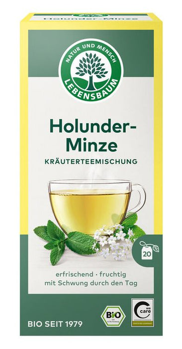 Lebensbaum - Holunder-Minze Kräutertee bio, 20x1,5g (30g)