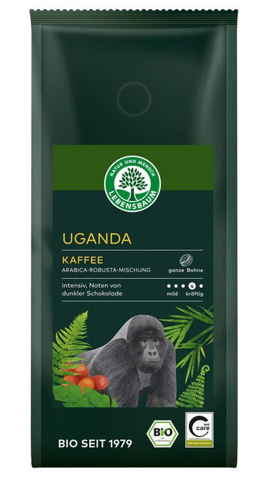 Lebensbaum - Uganda Kaffee ganze Bohne bio, 250g