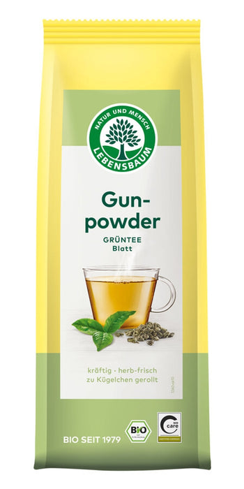 Lebensbaum - Gunpowder Grüntee Blatt bio, 100g