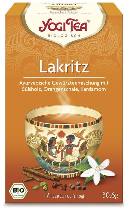 Yogi Tea - Lakritz bio, 17 Beutel á 1,8g