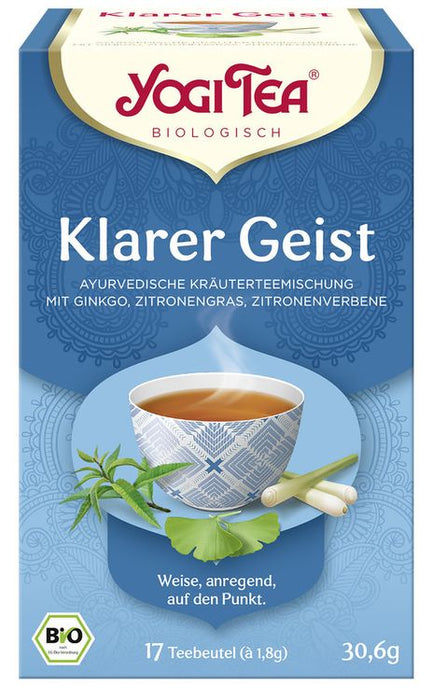 Yogi Tea - Klarer Geist Bio 17St