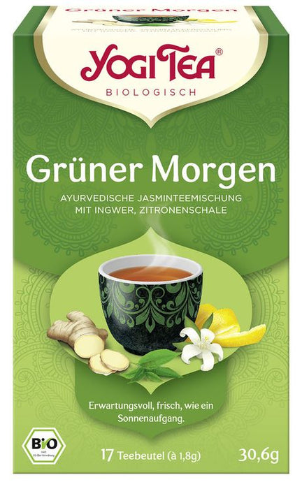 Yogi Tea® - Grüner Morgen Bio 17 Btl.