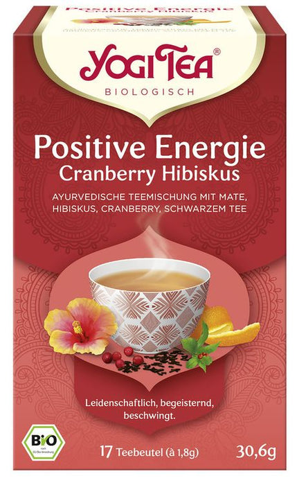 Yogi Tea® Positive Energie Cranberry Hibiskus Bio 17x1,8g