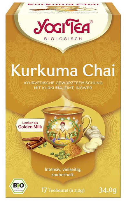 Yogi Tea® - Kurkuma Chai Bio-Gewürztee,17 FB