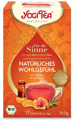 Yogi Tea® - Für die Sinne Natürliches Wohlgefühl 17x 2,0g