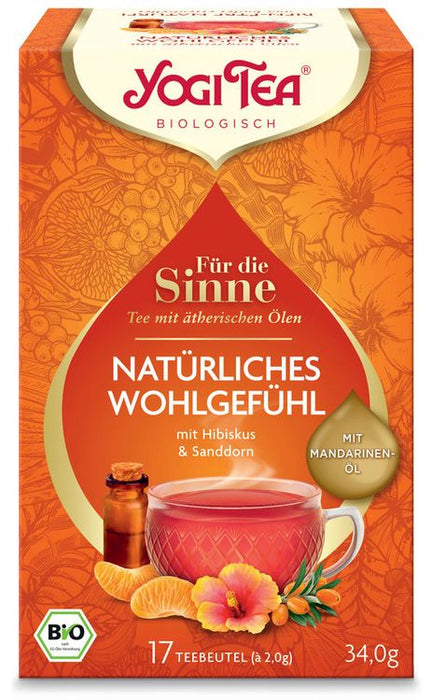 Yogi Tea® - Für die Sinne Natürliches Wohlgefühl 17x 2,0g