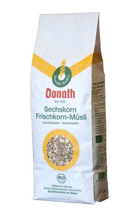 Donath-Mühle - Sechskorn-Frischkorn Müsli bio 750g