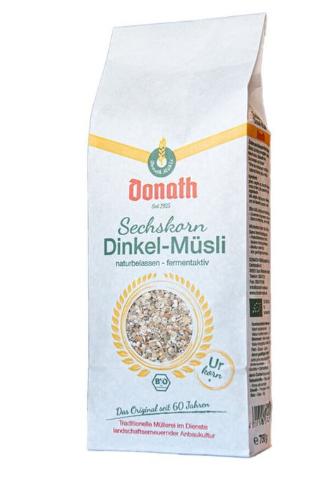Donath - Sechskorn-Dinkel-Müsli, bio 750g