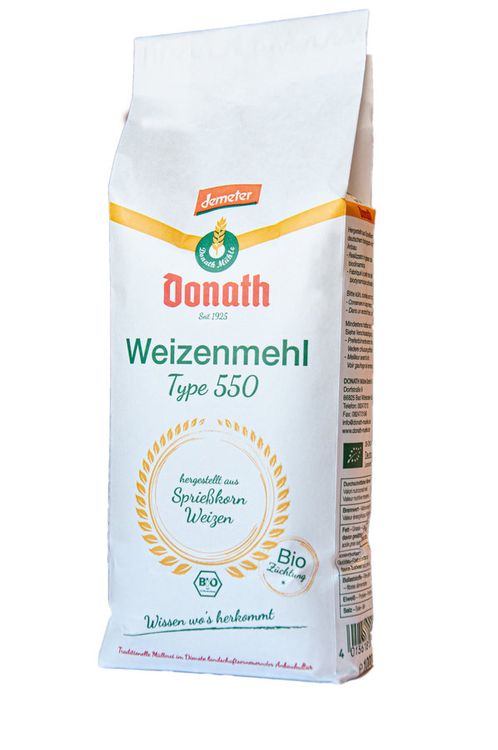 Donath - Demeter Weizenmehl 550, bio, 1000g