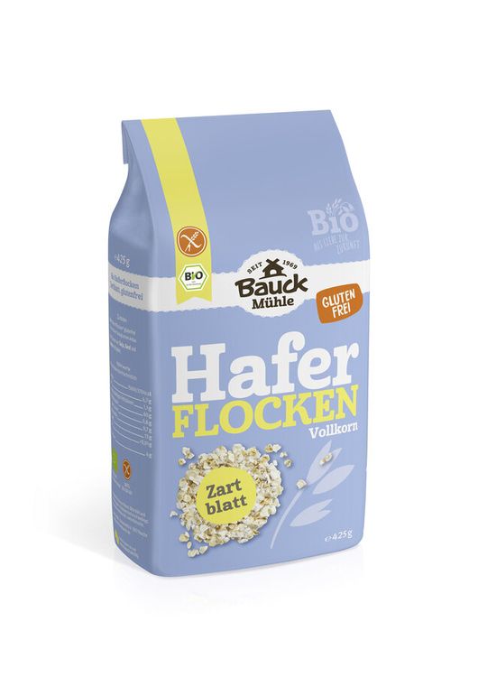 Bauck Mühle - Haferflocken Zartblatt glutenfrei Bio, 425g
