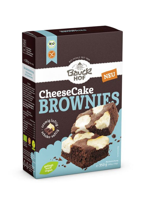 Bauckhof - Cheesecake Brownies Bio, glutenfrei 350g