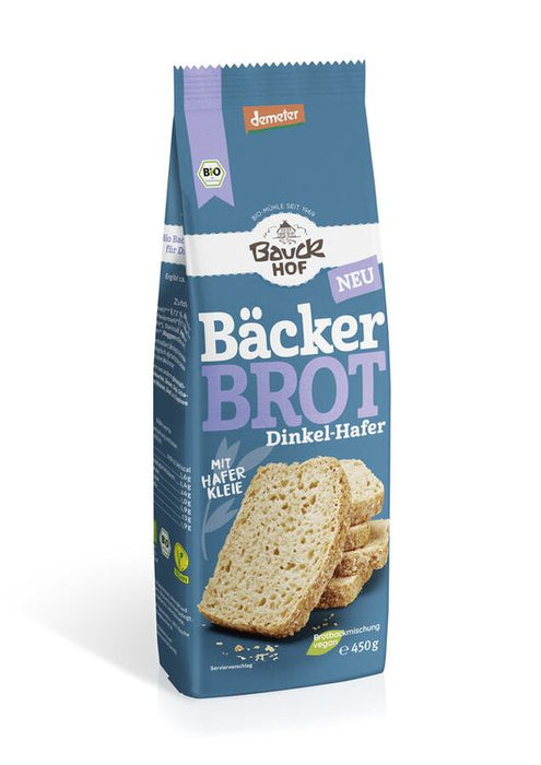 Bauckhof - Bäcker Brot Dinkel-Hafer demeter, 450g