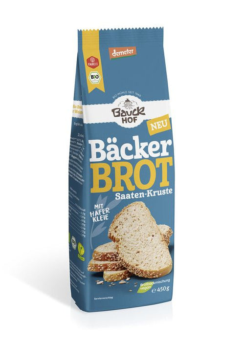 Bauck - Bäcker Brot Saaten-Kruste Demeter, 450g