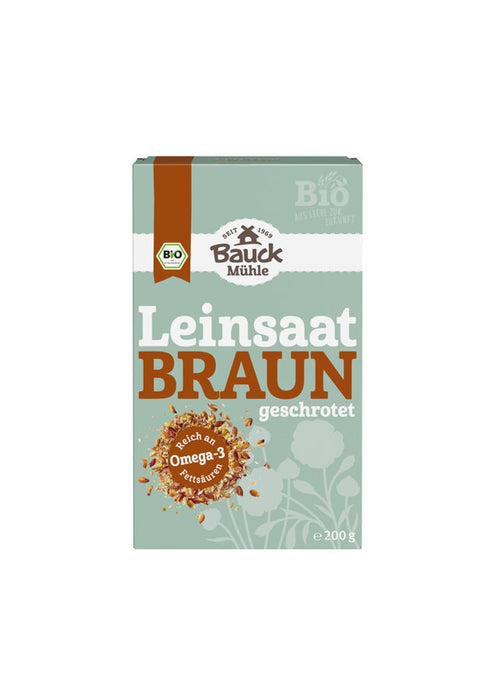 Bauck Mühle - Leinsaat geschrotet Bio, 200g
