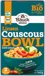 Bauck Mühle - Couscous Bowl Linsen leicht scharf Bio, 140g