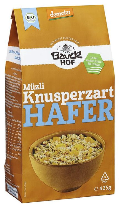 Bauckhof - Hafer Müzli Knusperzart Demeter bio 425g