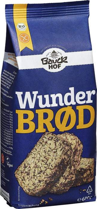 Bauck - Wunderbrot, glutenfrei, bio, 600 g