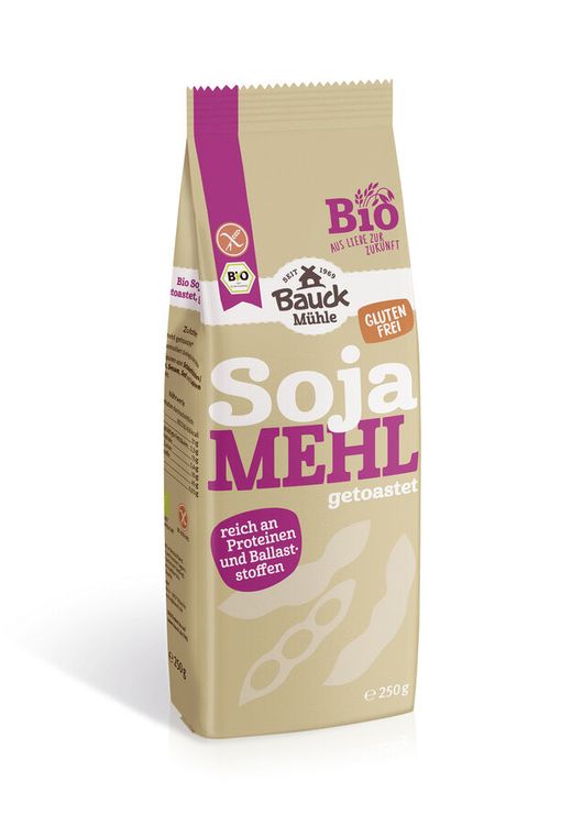 Bauck Sojamehl getoastet glutenfrei Bio, 250g —