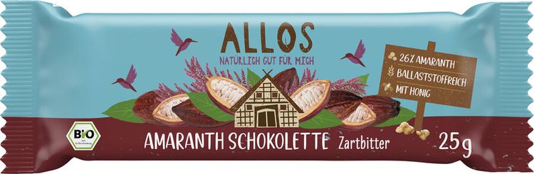 Allos - Amaranth Schokolette Zartbitter bio 25g