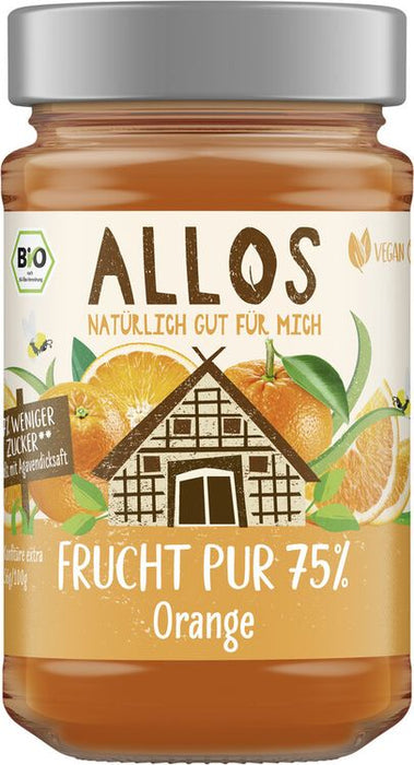 Allos - Frucht Pur 75% Orange, bio 250g