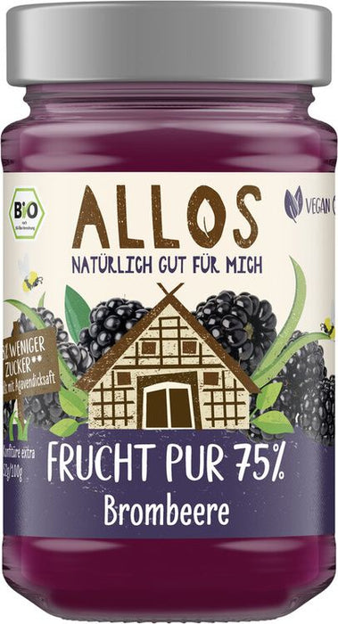 Allos - Frucht Pur 75% Brombeere, bio 250g