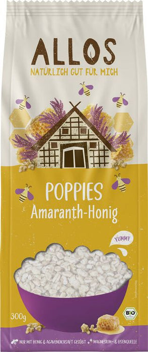Allos - Amaranth Honig-Poppies bio 300g