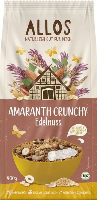 Allos - Amaranth Crunchy Edelnuss bio 400g