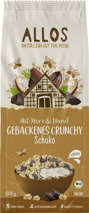Allos - Mit Herz & Hand Gebackenes Crunchy Schoko bio 600g