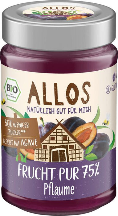 Allos - Frucht Pur 75% Pflaume bio, 200g